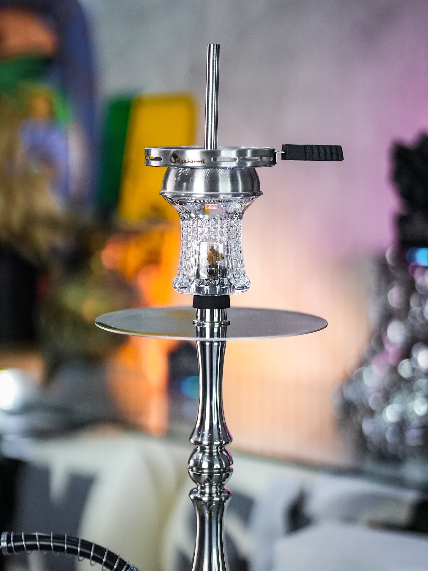 Dschinni Kaminset Vulcan Air + Nero Glass